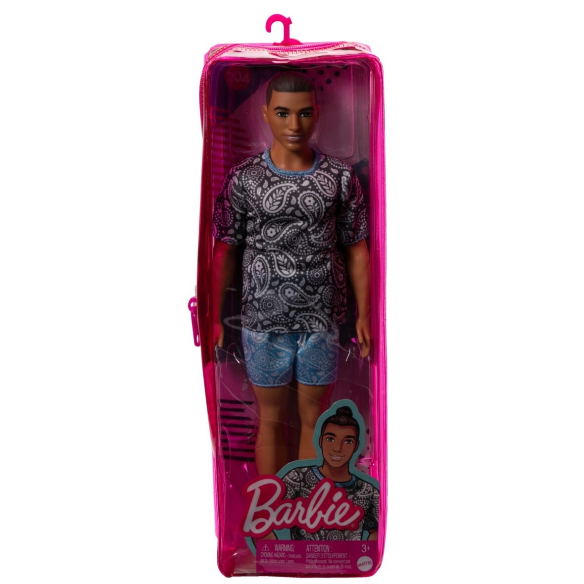 Barbie Papusa Baiat Fashionistas Saten Cu Tricou