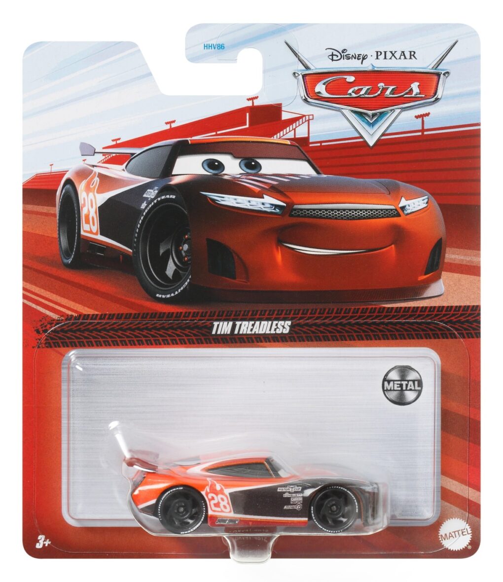 Masinuta Metalica Cars3 Personajul Tim Treadless