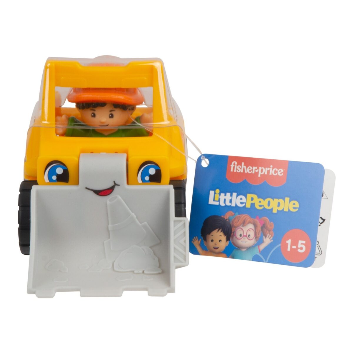 Fisher Price Little People Vehicul Buldozer 10cm