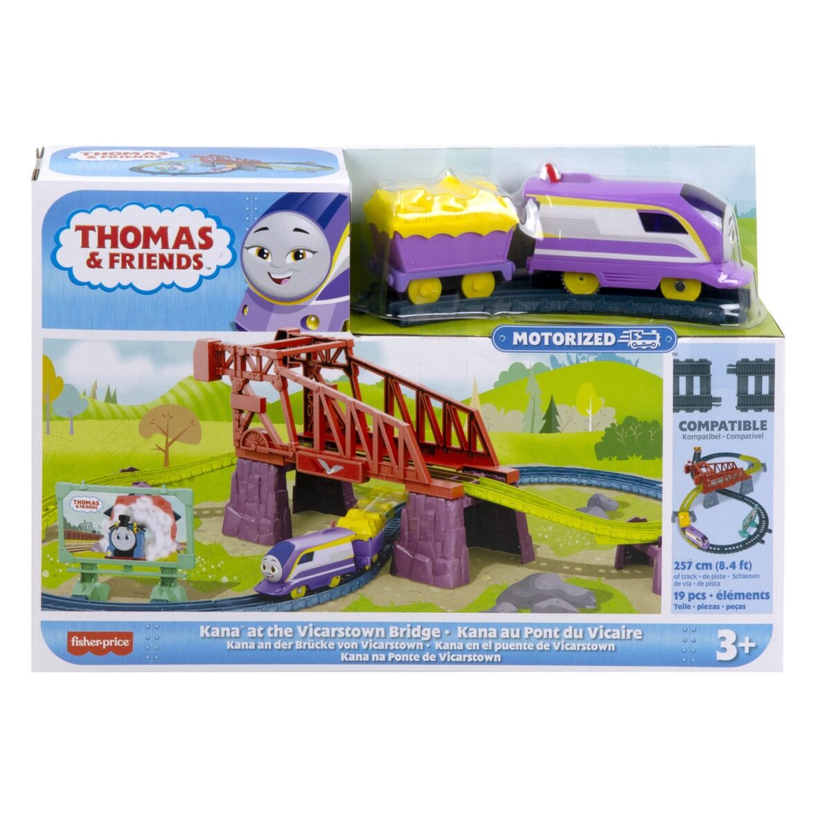 Thomas Set De Joaca Cu Locomotiva Kana Motorizata Si Accesorii