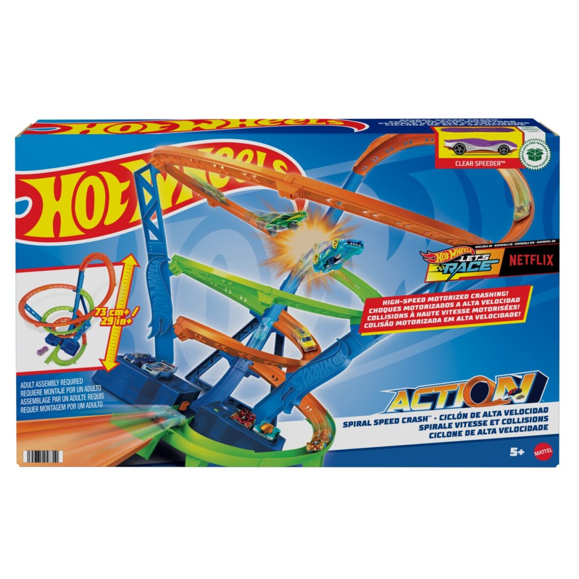 Hot Wheels Action Set Coliziunea Spiral Speed