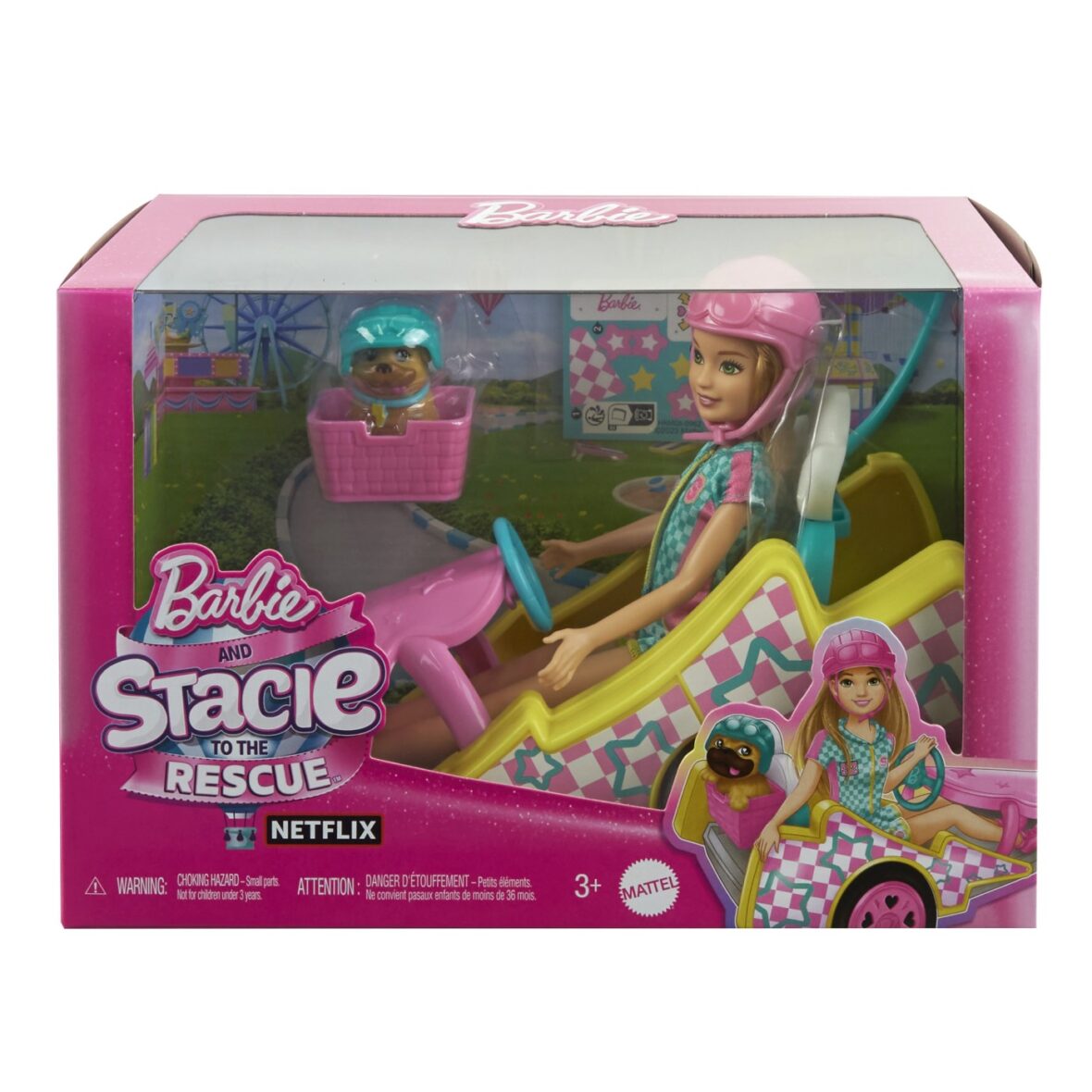 Barbie Si Stacie Papusa Stacie Cu Kart