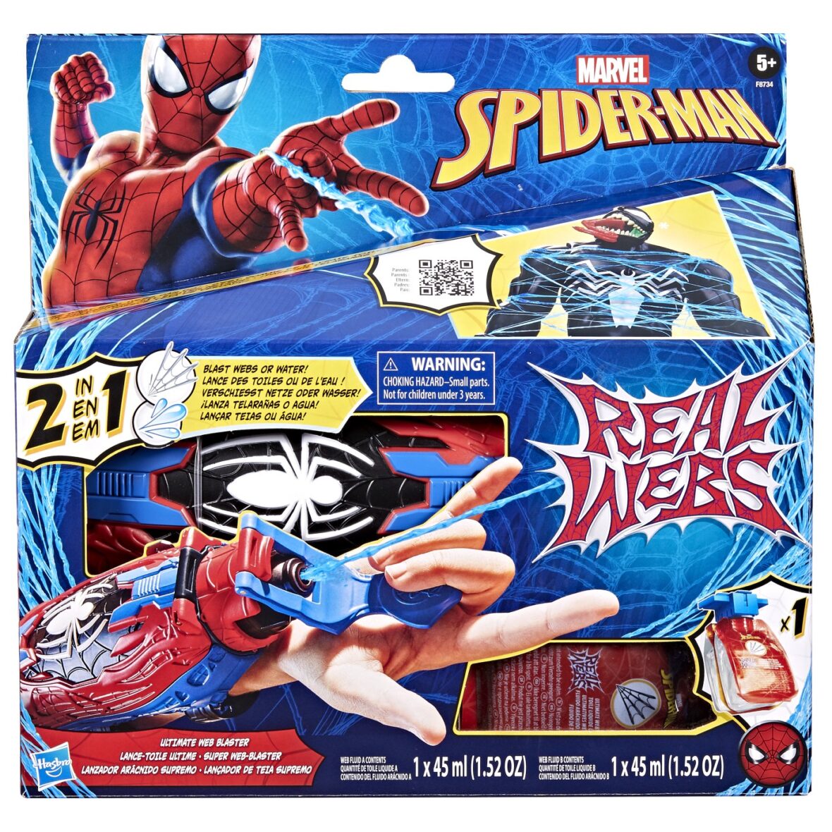 Spiderman Blaster Cu Panza De Paianjen