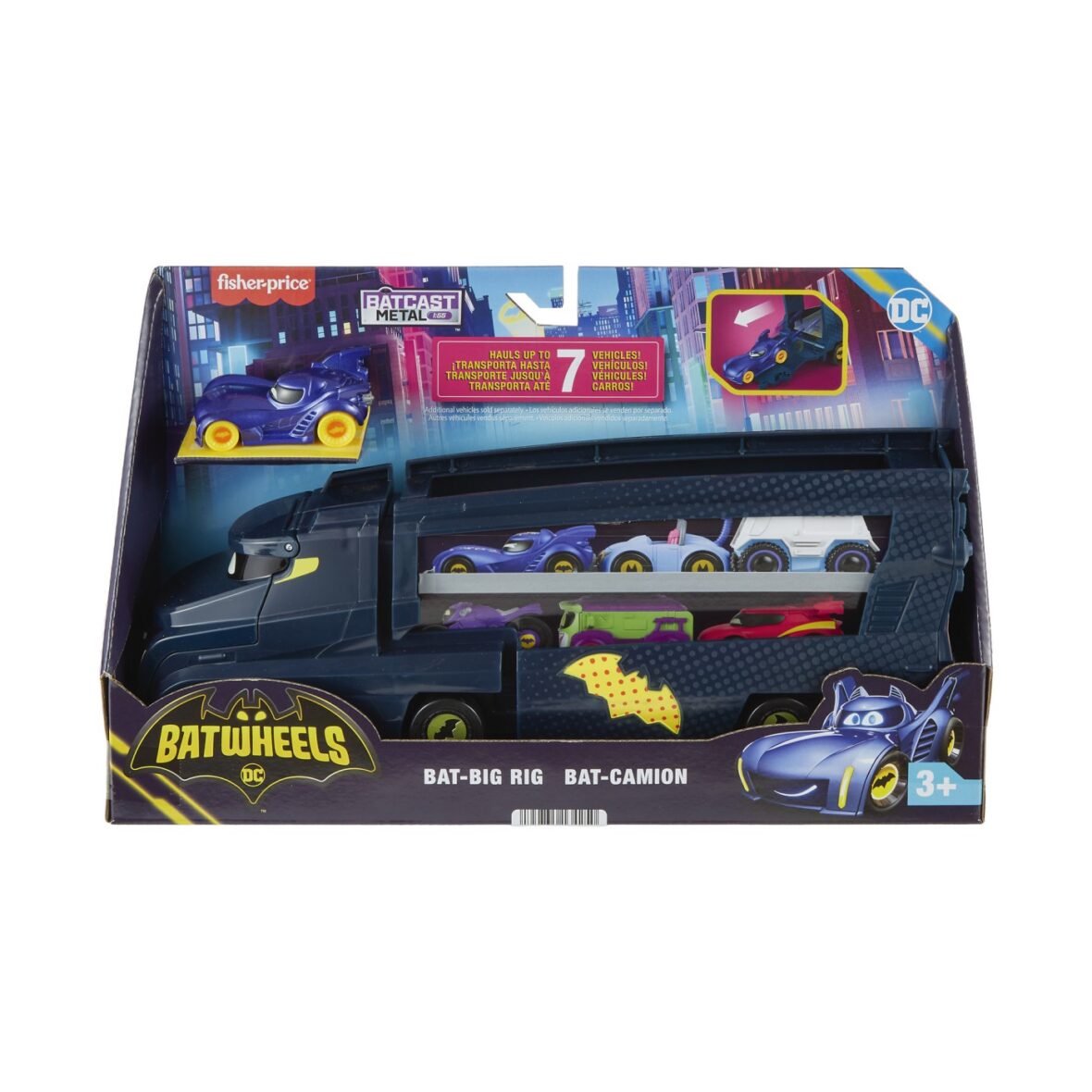 Fisher Price Batwheels Camionul Bat Big Rig