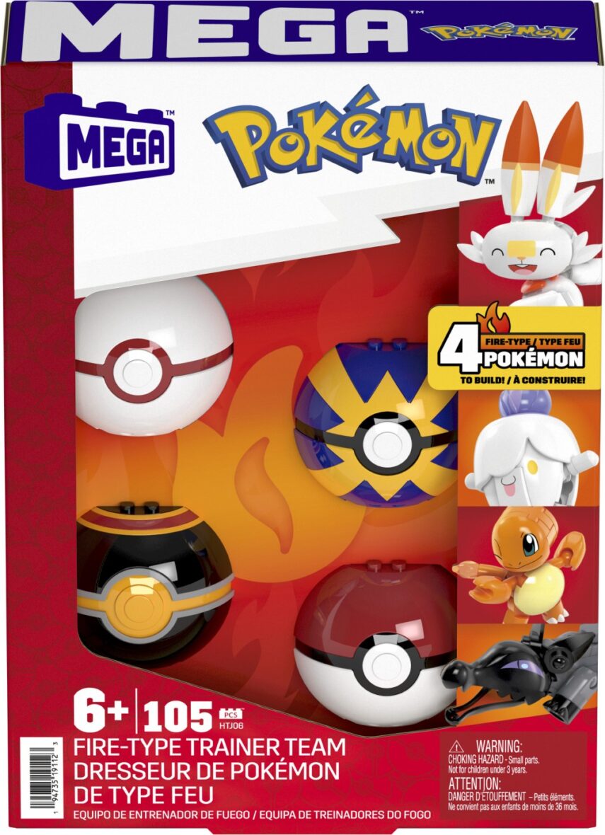 Pokemon Mega Set 4 Bile Echipa De Foc