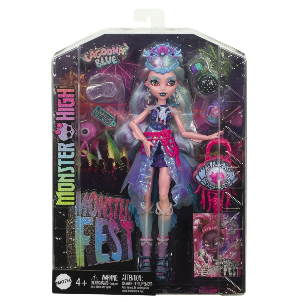 Monster High Papusa Lagoona Blue