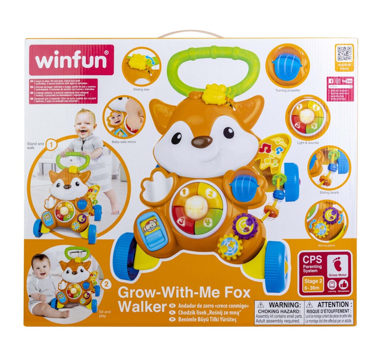 Winfun Antemergator Vulpe Cu Lumini Si Sunete