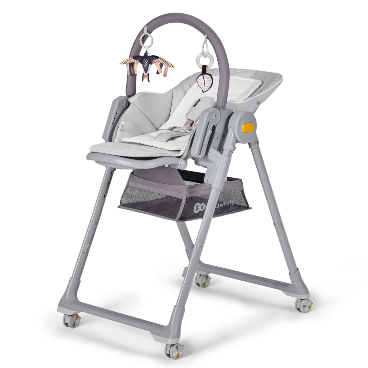 Scaun De Masa Kinderkraft Lastree,  2 In 1, Transformabil, Grey