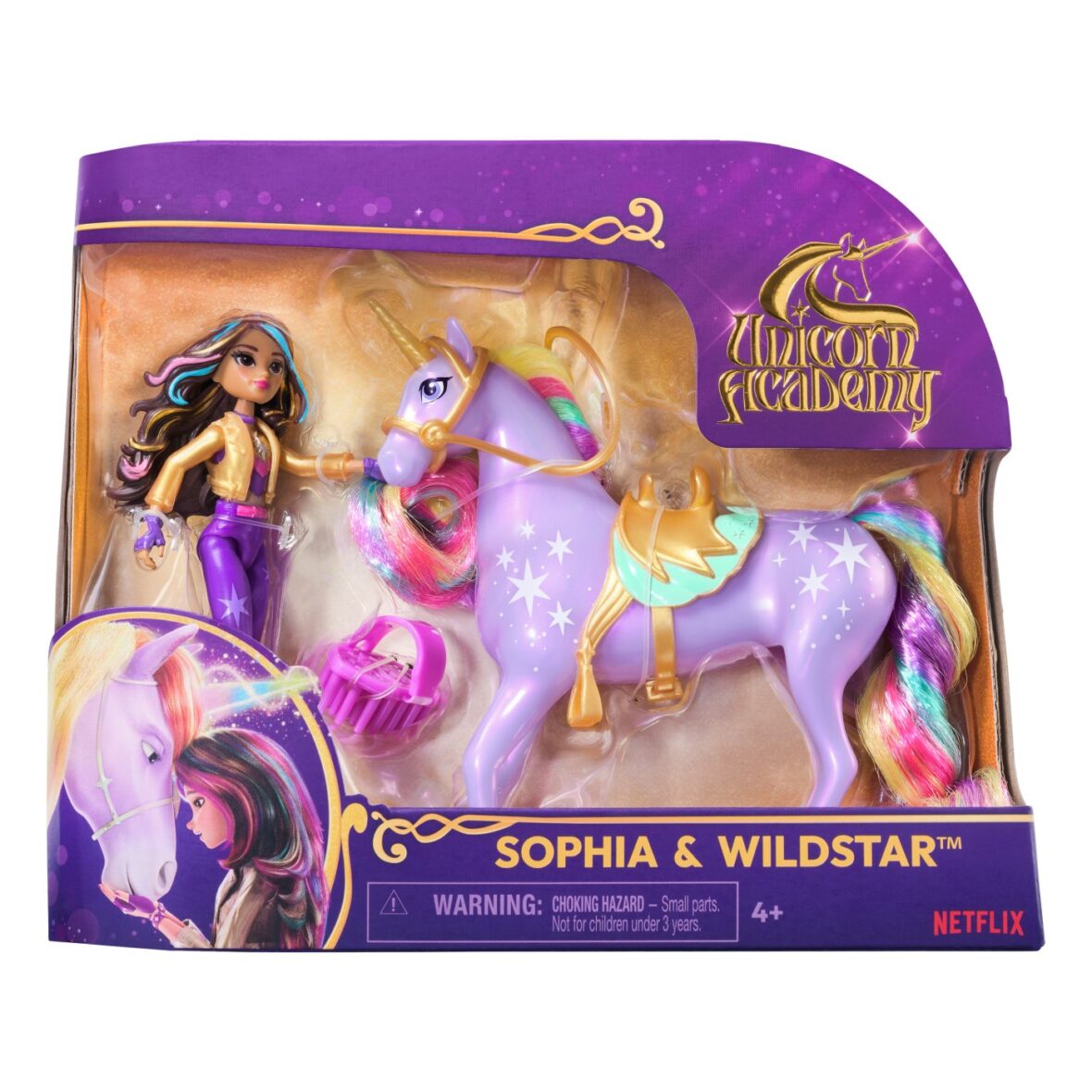 Unicorn Academy Set Unicorn Wildstar Si Papusa Sophia