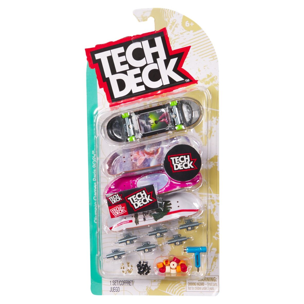 Tech Deck Pachet 4 Piese Fingerboard Shame 9.6cm