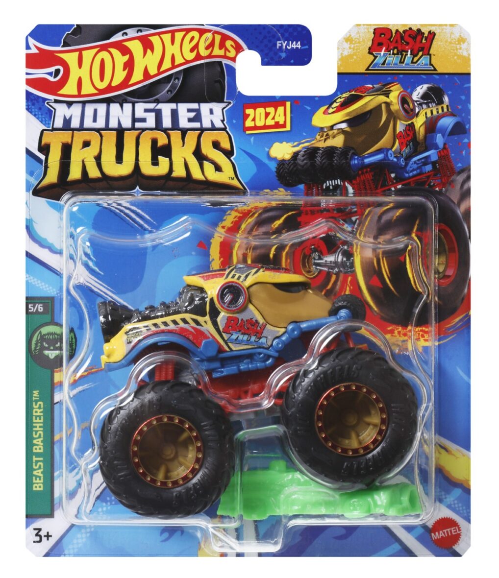 Hot Wheels Monster Truck Masinuta Bash Zilla Scara 1:64