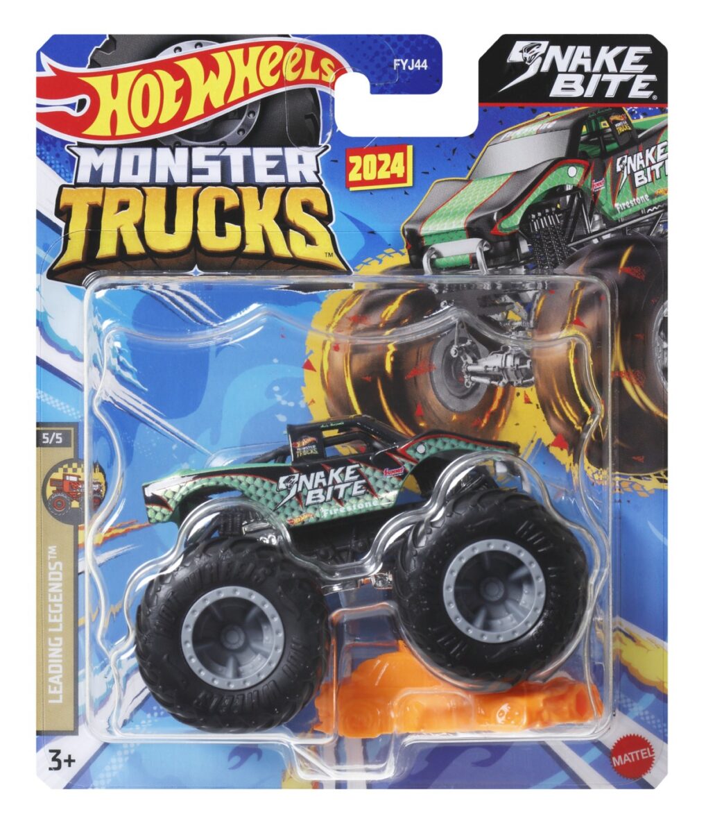 Hot Wheels Monster Truck Masinuta Snake Bite Scara 1:64