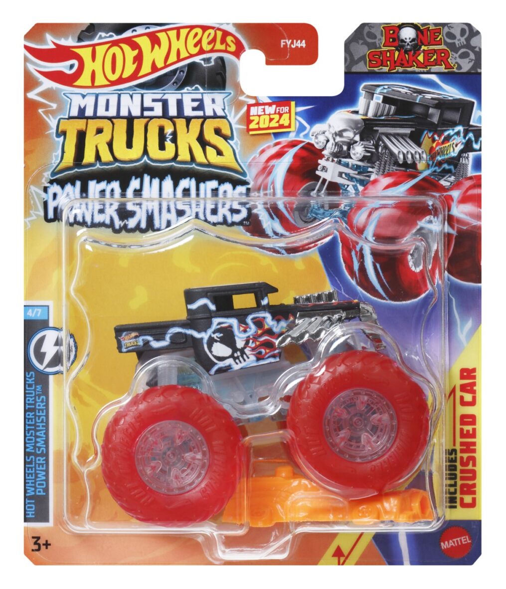 Hot Wheels Monster Truck Masinuta Bone Shaker Scara 1:64