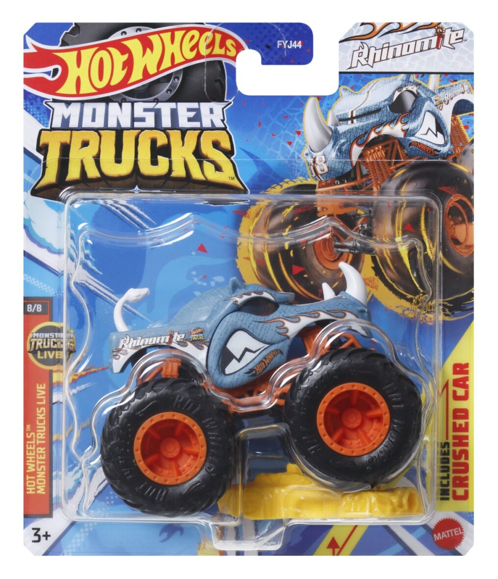 Hot Wheels Monster Truck Masinuta Rhinomite Scara 1:64