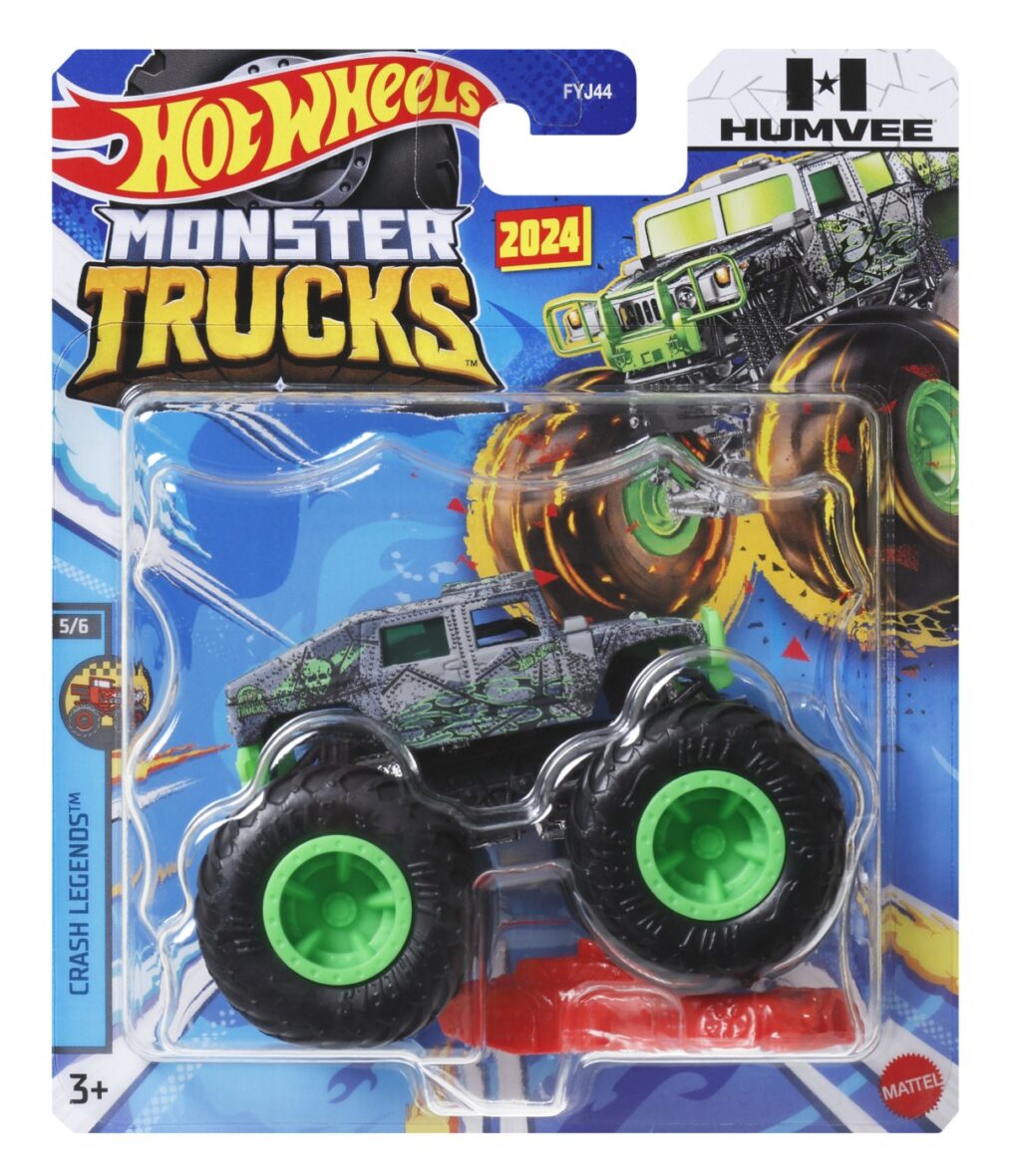 Hot Wheels Monster Truck Masinuta Humvee Scara 1:64