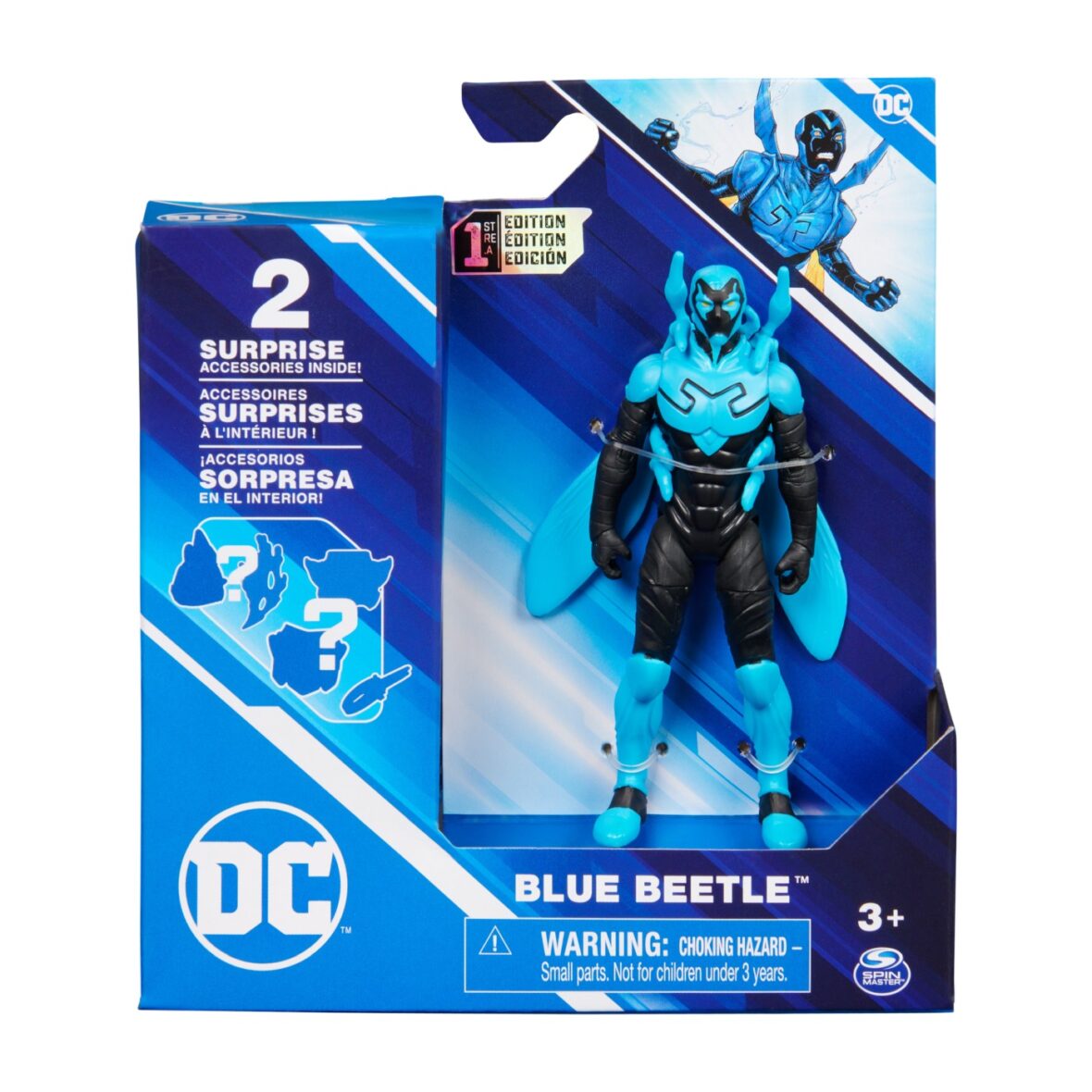 Figurina Blue Beetle 10cm Flexibila Cu Accesorii