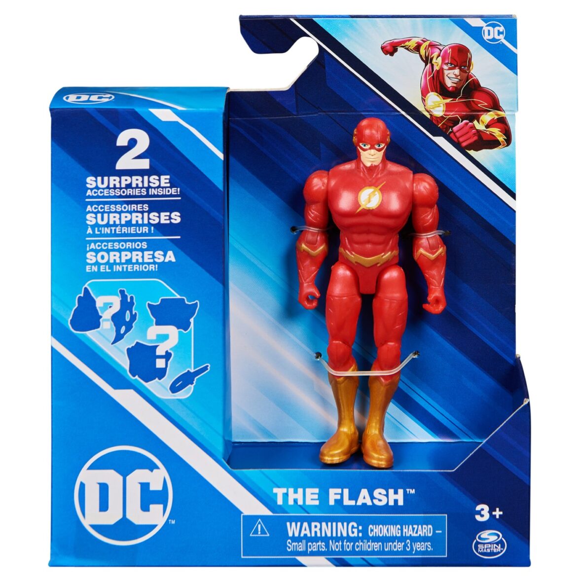 Figurina The Flash 10cm Flexibila Cu Accesorii