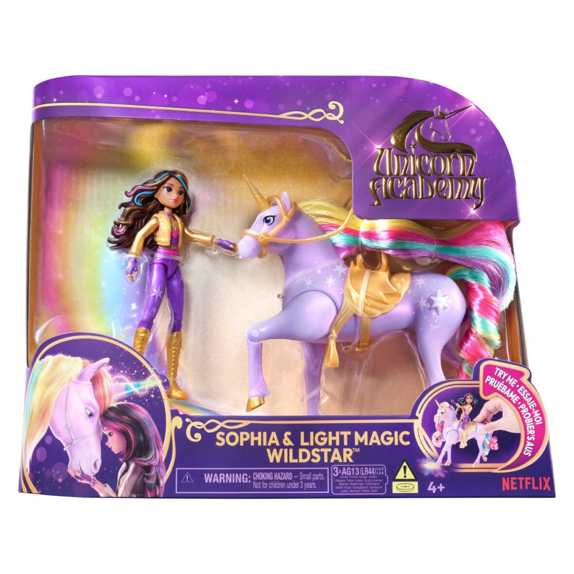 Unicorn Academy Set Papusa Sophia Si Unicornul Lightstar