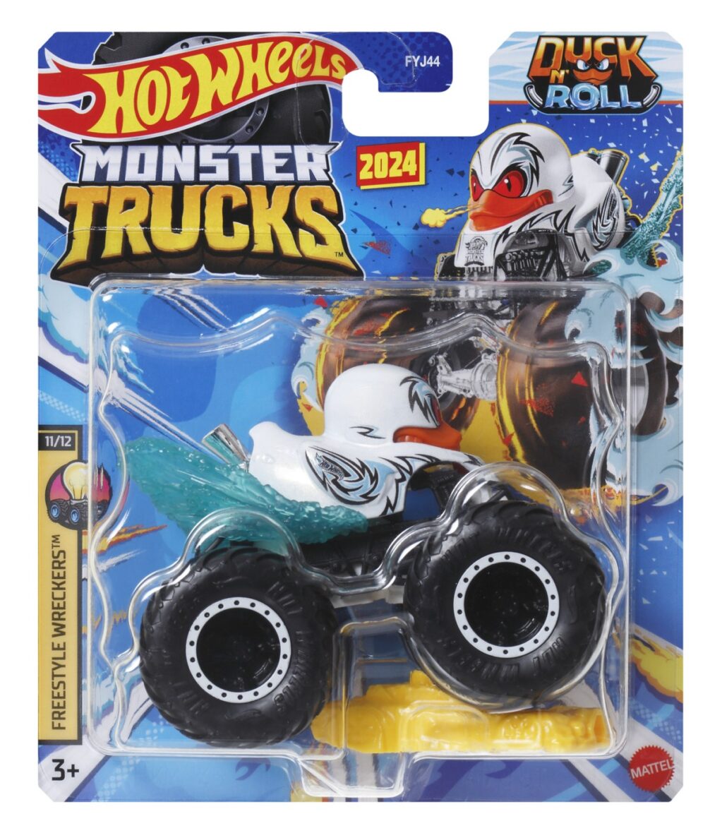 Hot Wheels Monster Truck Masinuta Duck N Roll Scara 1:64