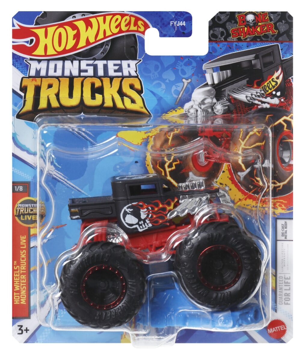 Hot Wheels Monster Truck Masinuta Bone Shaker Scara 1:64