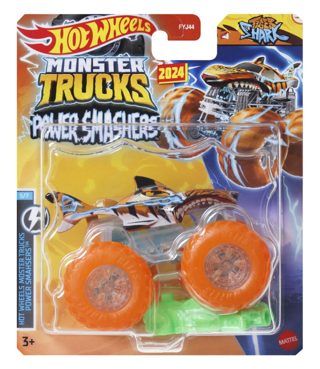 Hot Wheels Monster Truck Masinuta Tiger Shark Scara 1:64