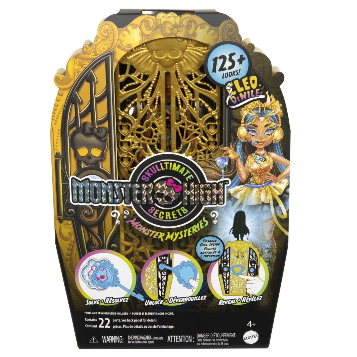 Monster High Skulltimate Secret Papusa Cleo De Nile