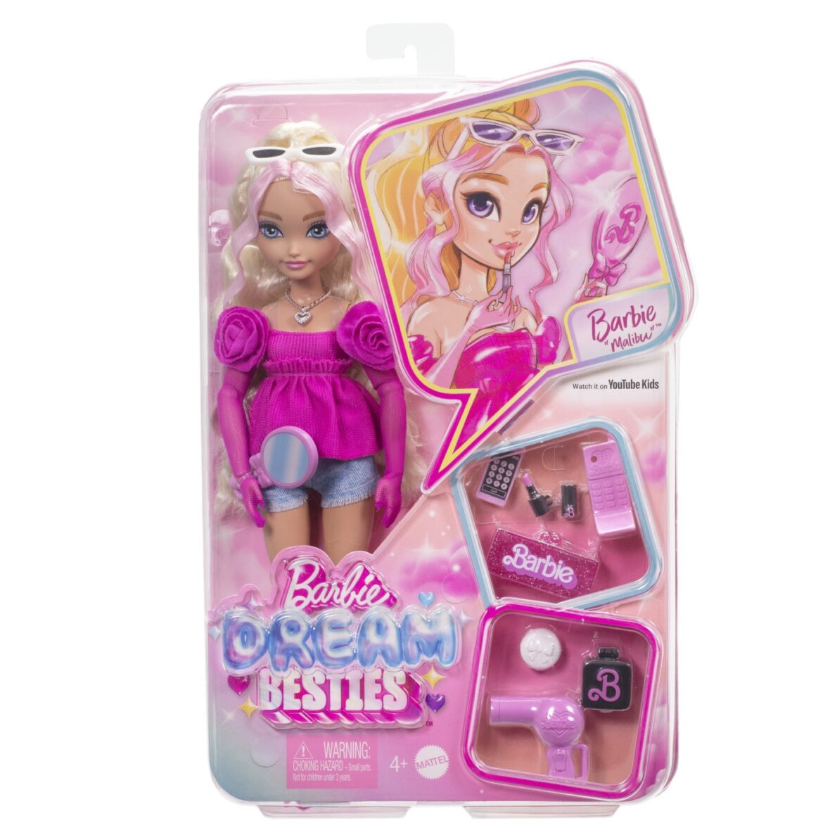 Barbie Dream Besties Papusa Barbie Malibu