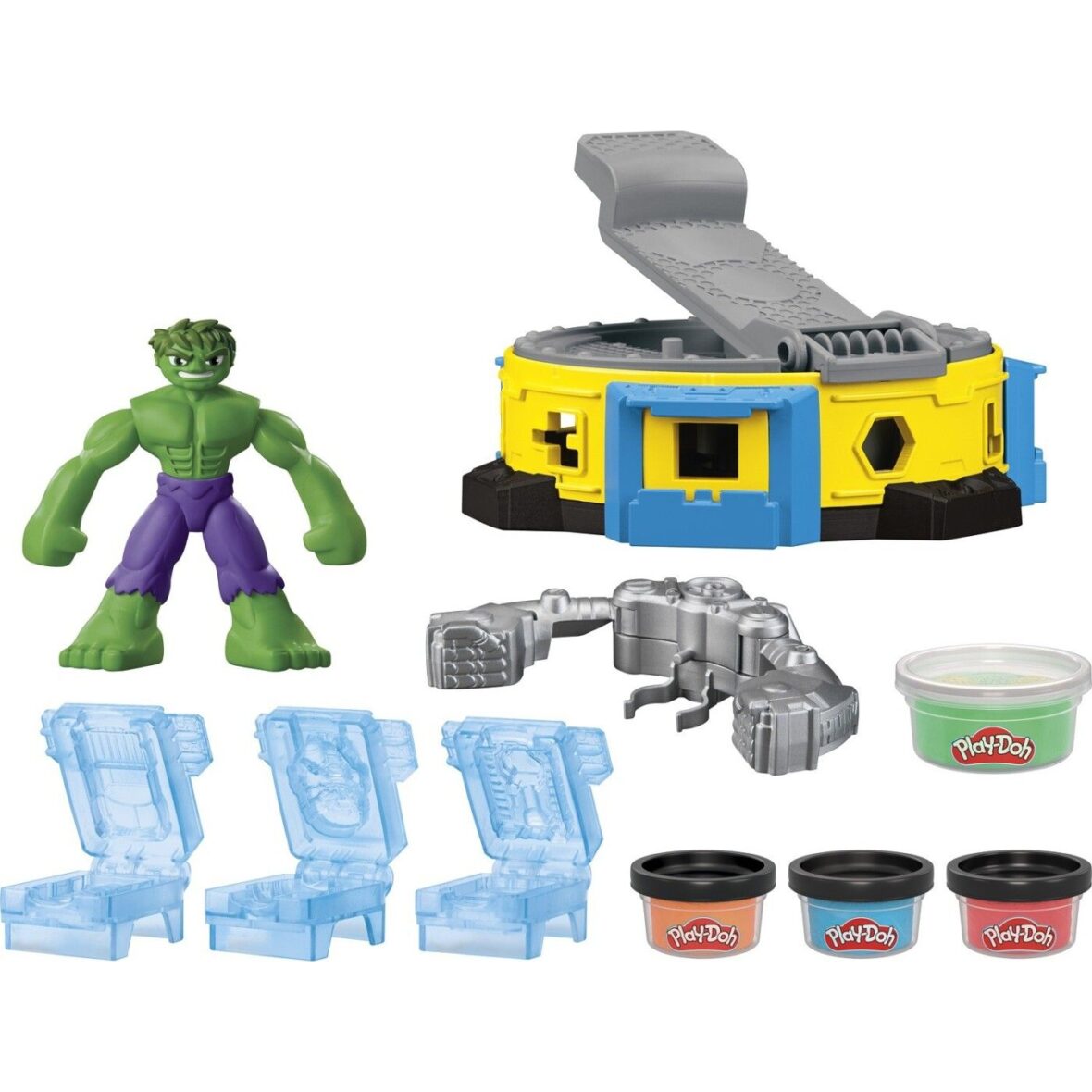 Play Doh Marvel Set Hulk Loveste Si Zdrobeste