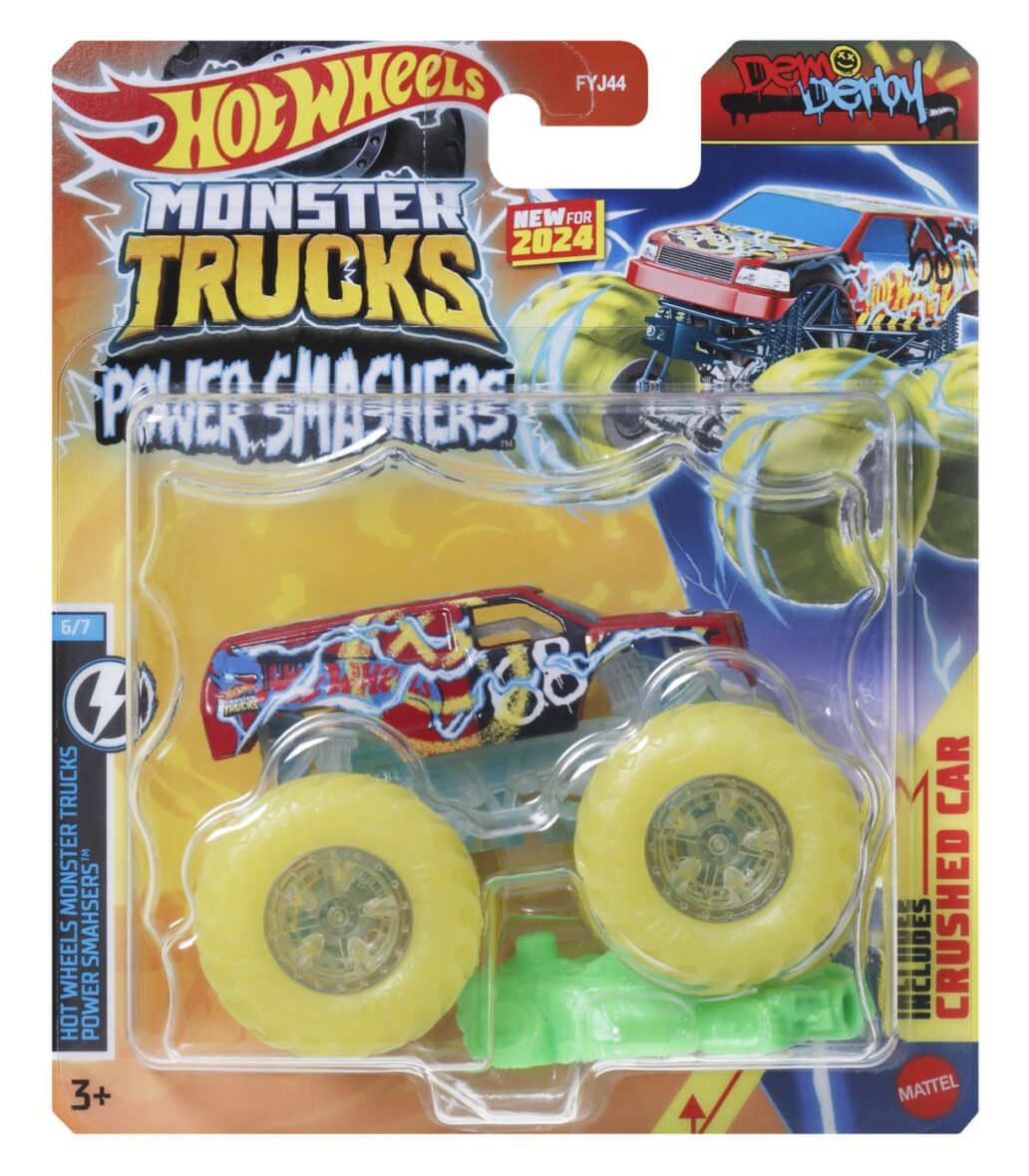 Hot Wheels Monster Truck Masinuta Demo Derby Scara 1:64