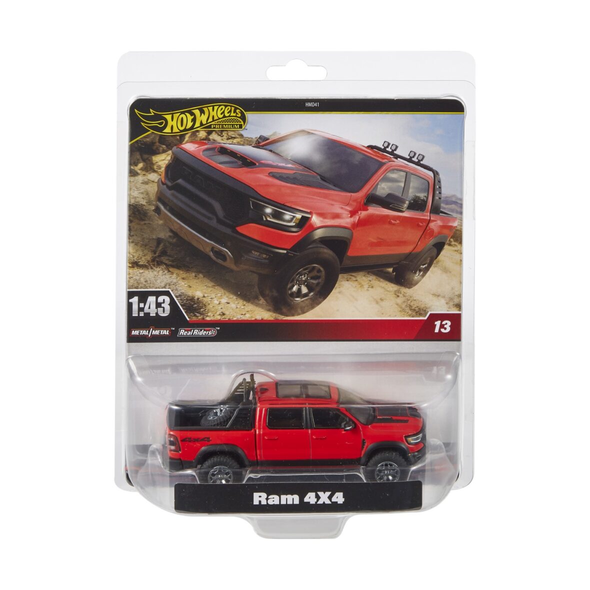 Hot Wheels Premium Real Riders Masinuta Metalica Ram 4×4 Scara 1:43