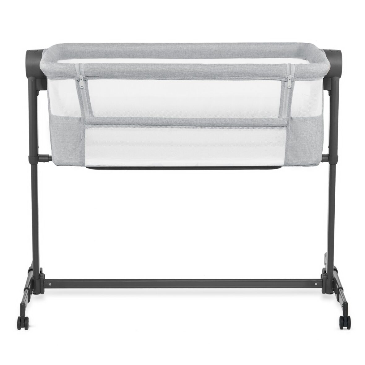 Patut Co-sleeper Kinderkraft Neste Up 2, Gri Deschis