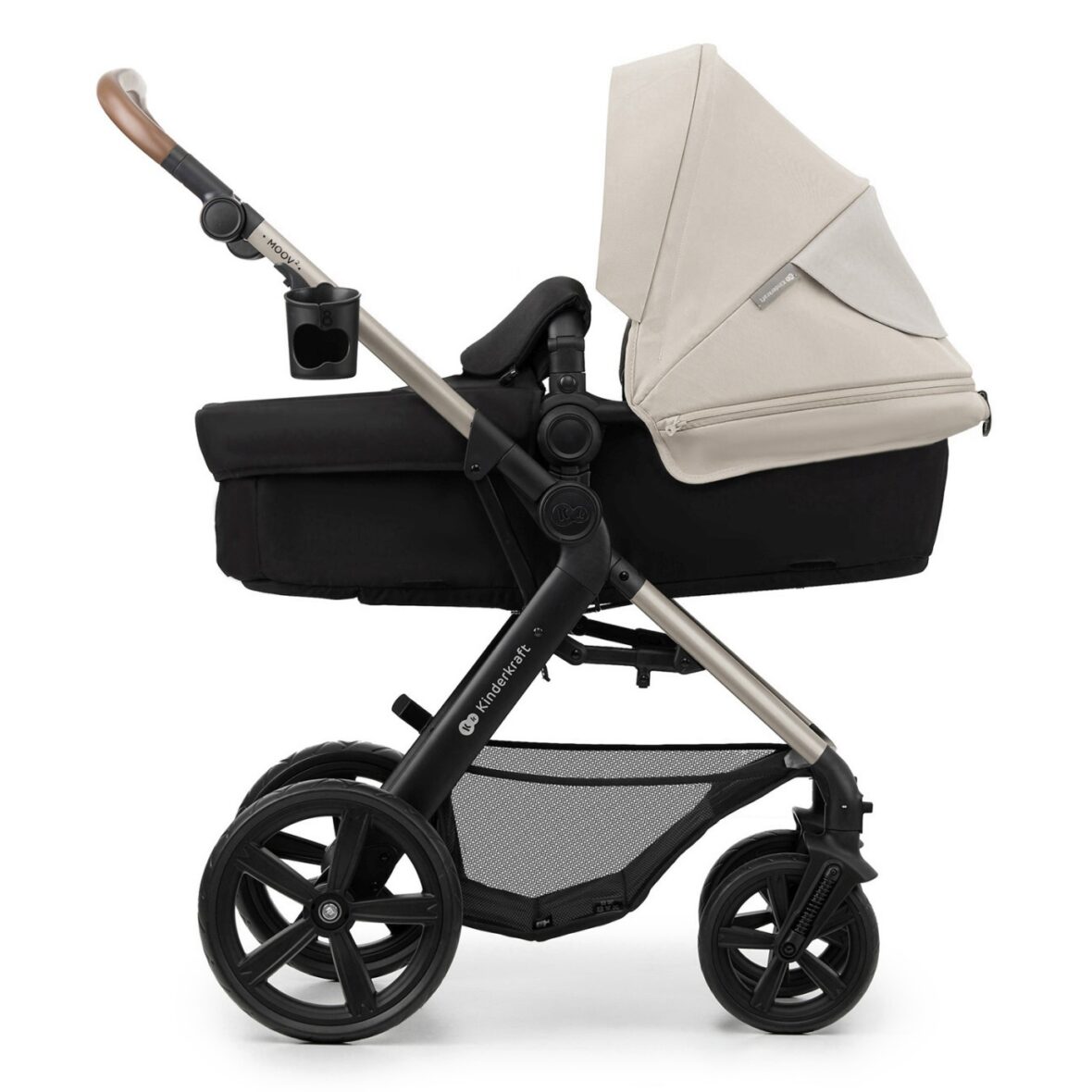 Carucior 3 In 1 Kinderkraft Moov 2, Moonlight Grey